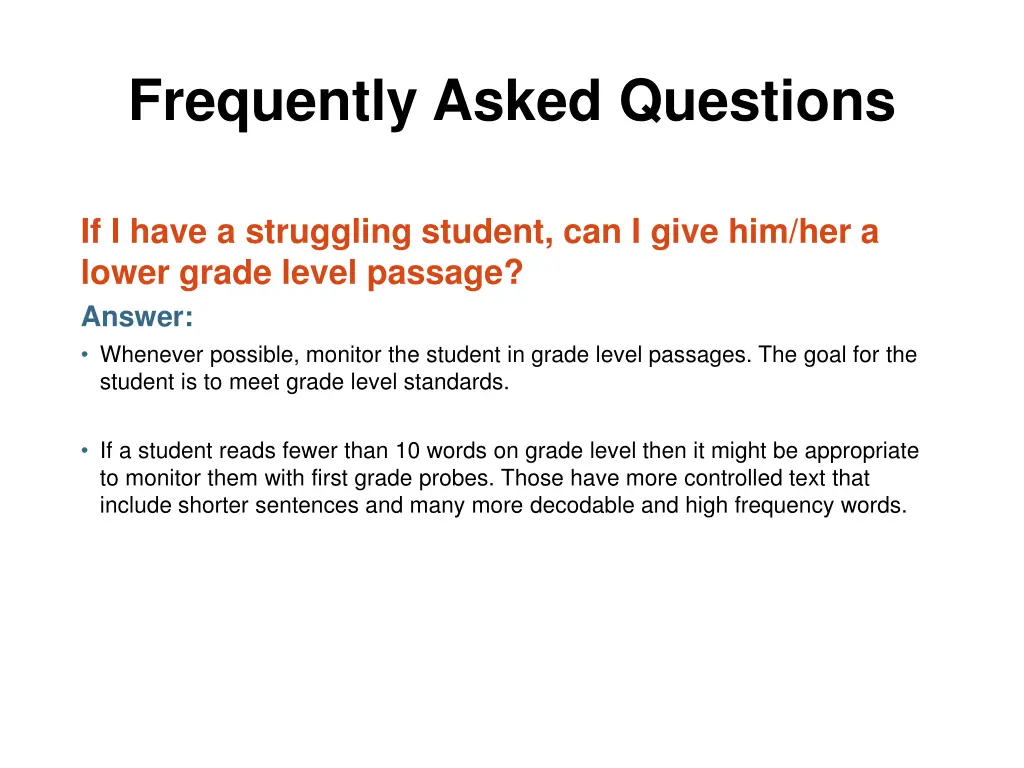 frequently asked questions 10