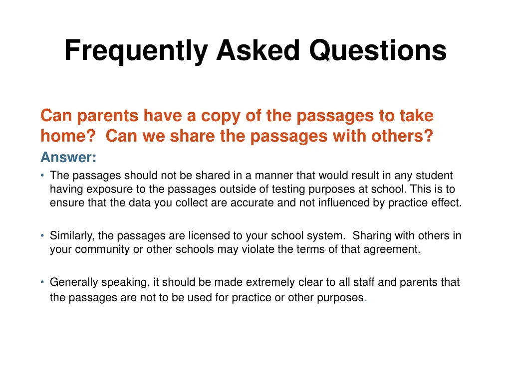frequently asked questions 13