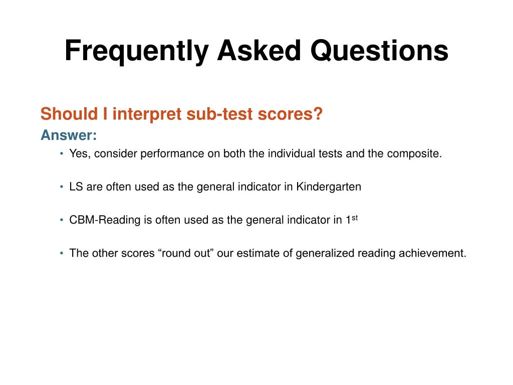 frequently asked questions 21
