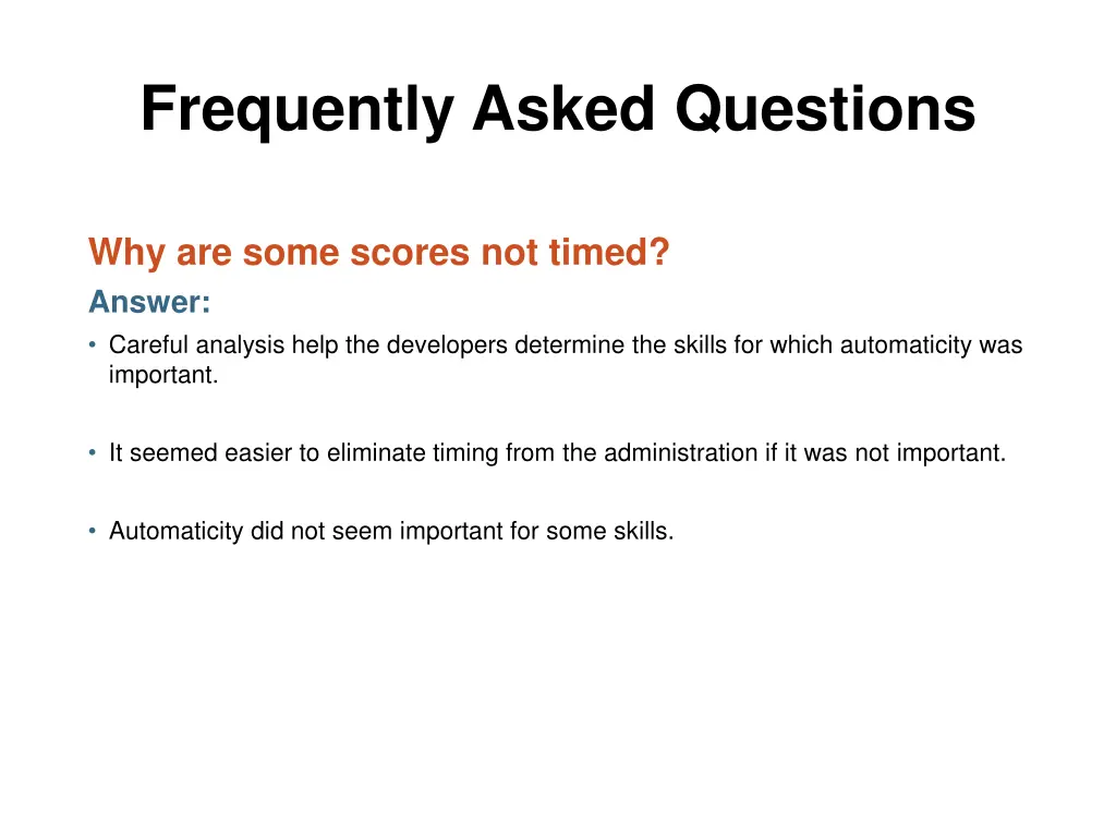 frequently asked questions 22