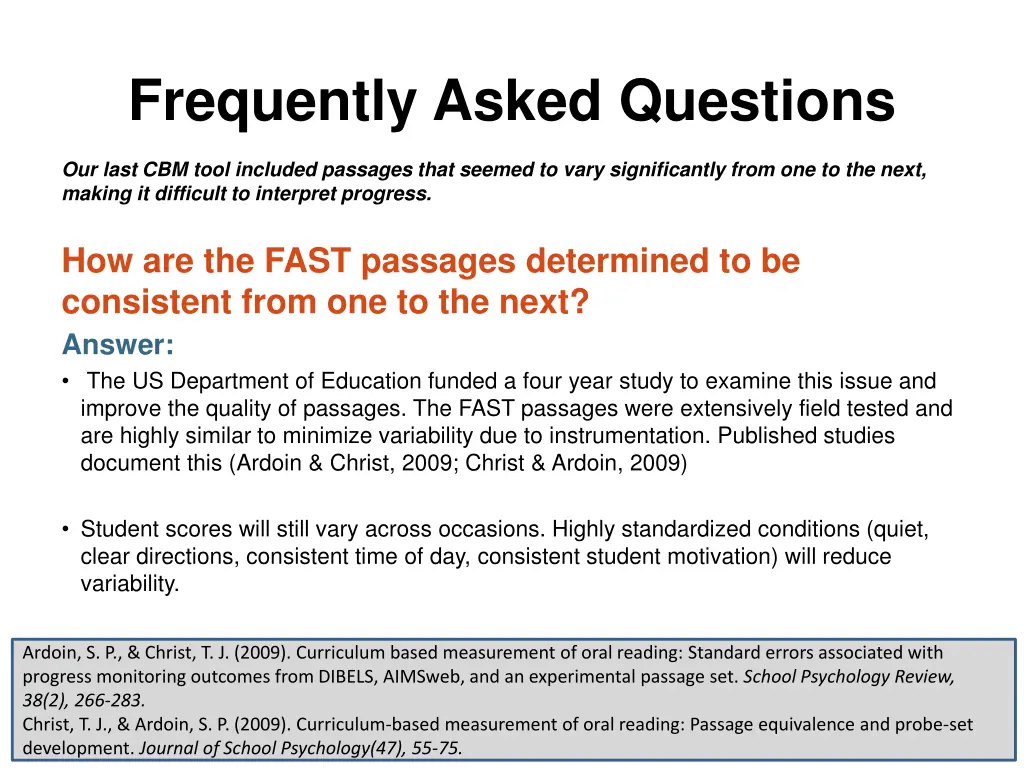 frequently asked questions 6