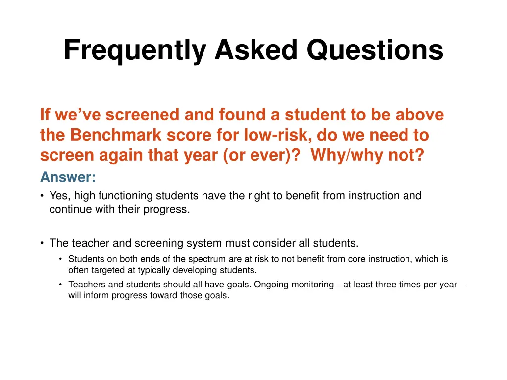 frequently asked questions 7