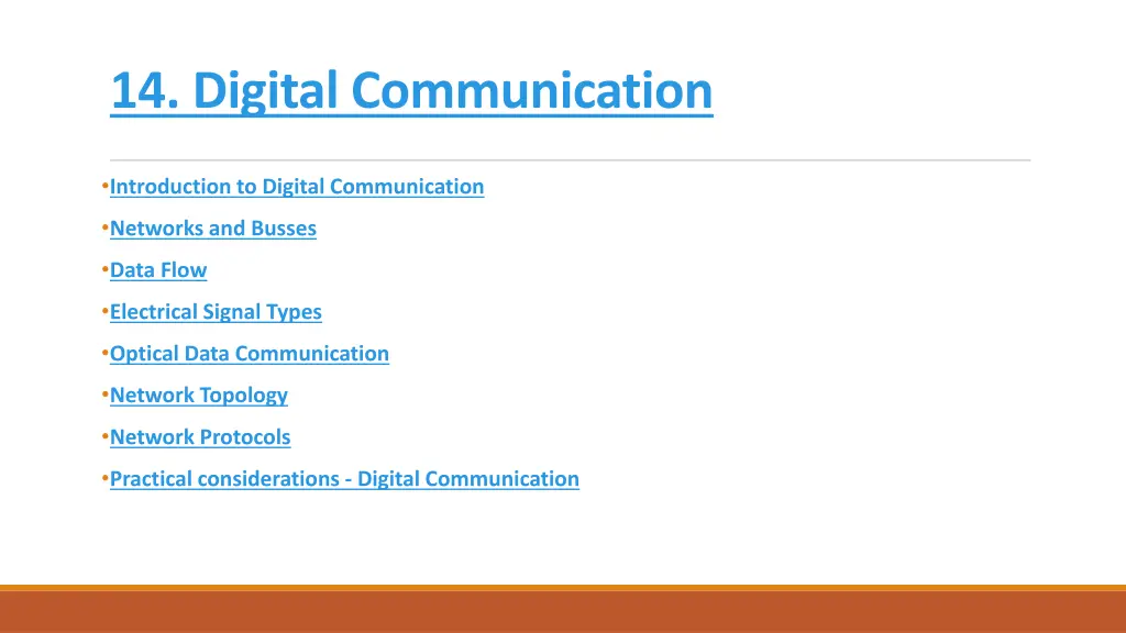 14 digital communication