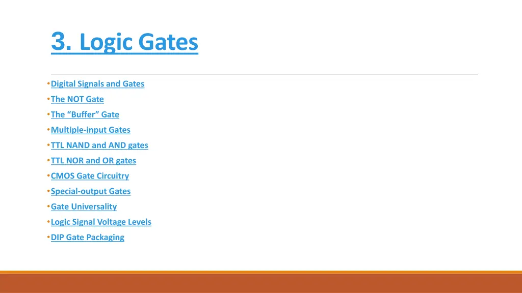 3 logic gates