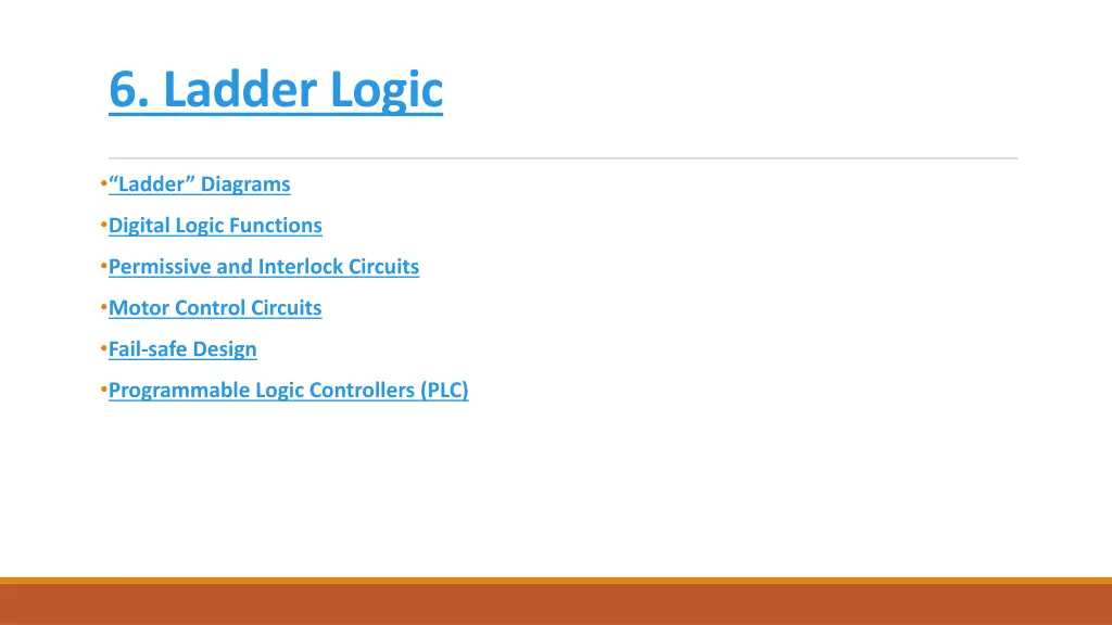 6 ladder logic