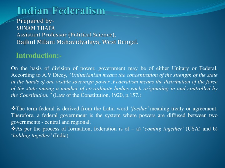 introduction