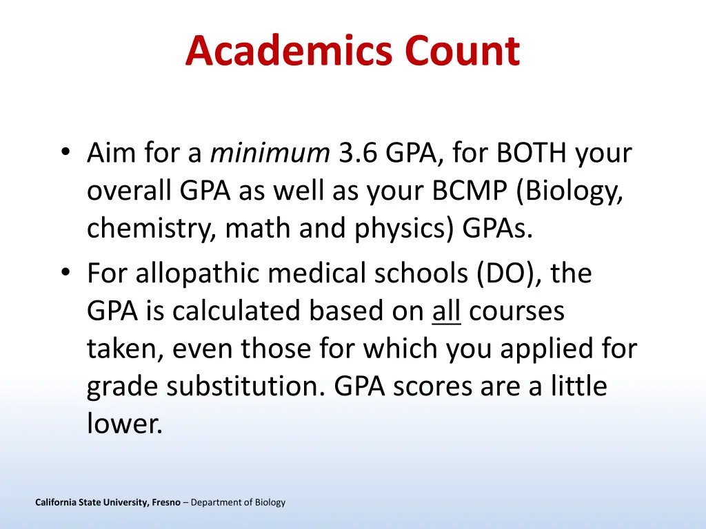 academics count