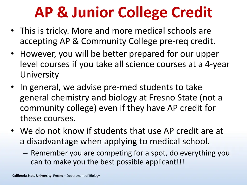 ap junior college credit this is tricky more