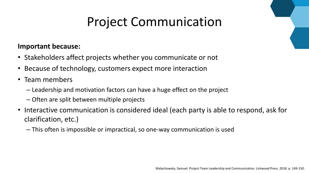 project communication