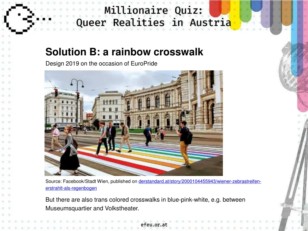 solution b a rainbow crosswalk design 2019