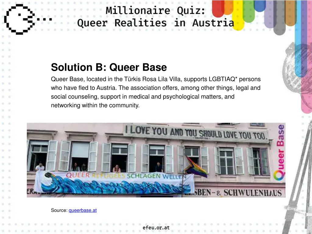 solution b queer base queer base located