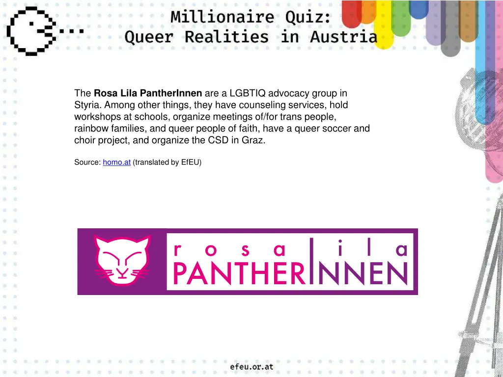 the rosa lila pantherinnen are a lgbtiq advocacy