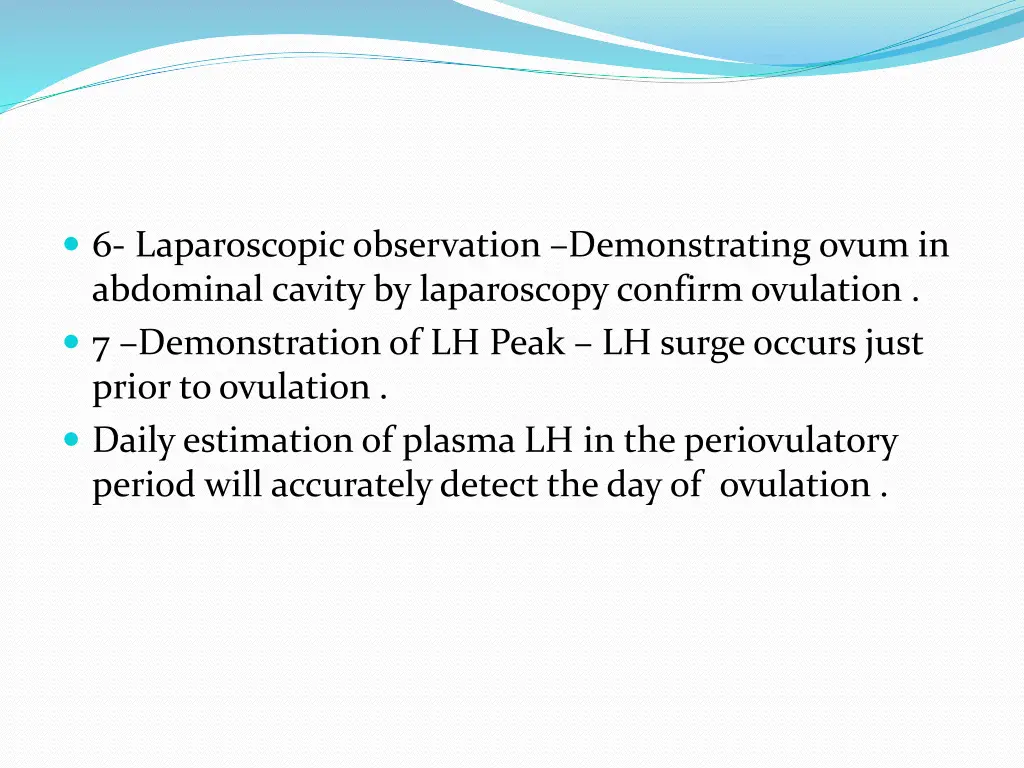 6 laparoscopic observation demonstrating ovum