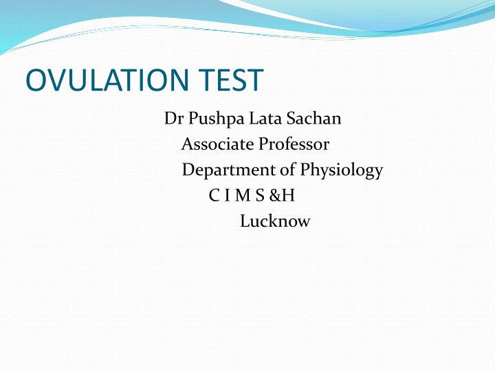 ovulation test