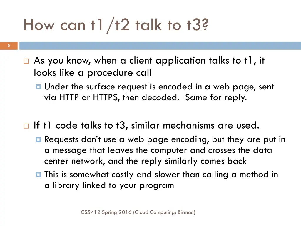 how can t1 t2 talk to t3