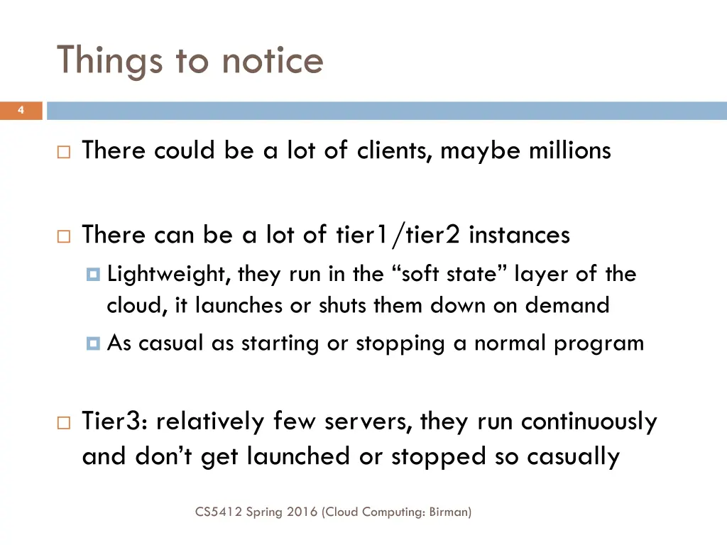 things to notice