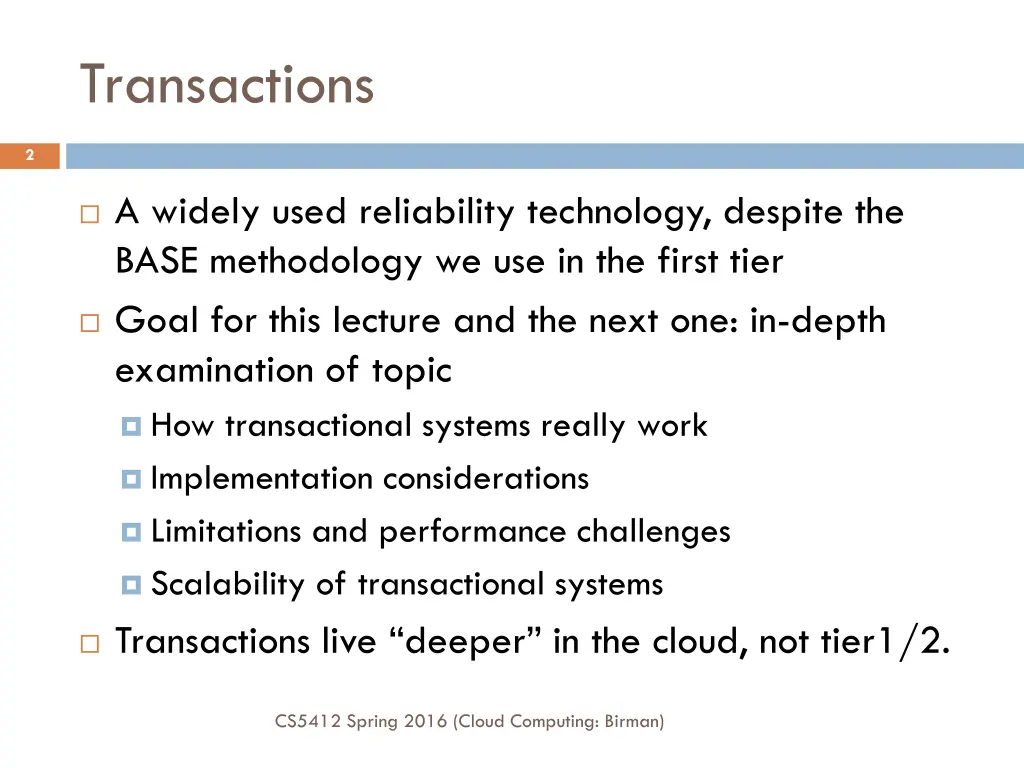 transactions