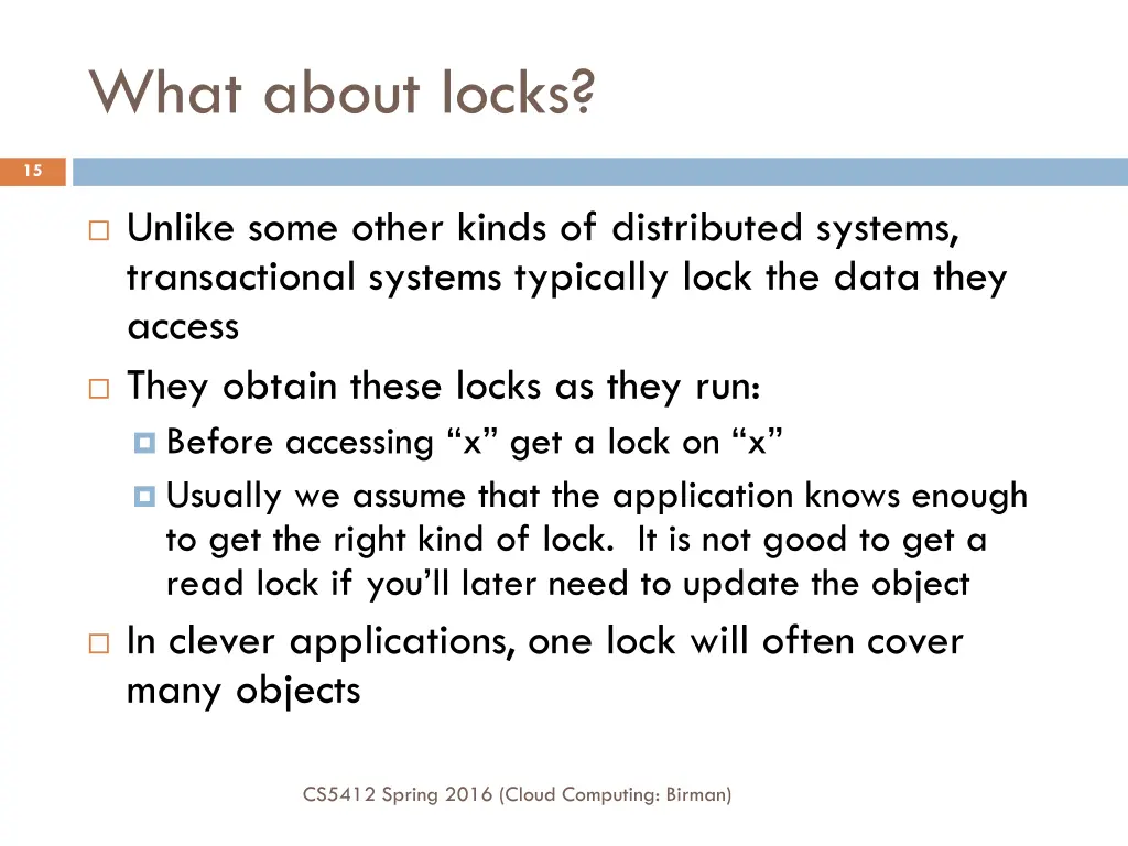 what about locks