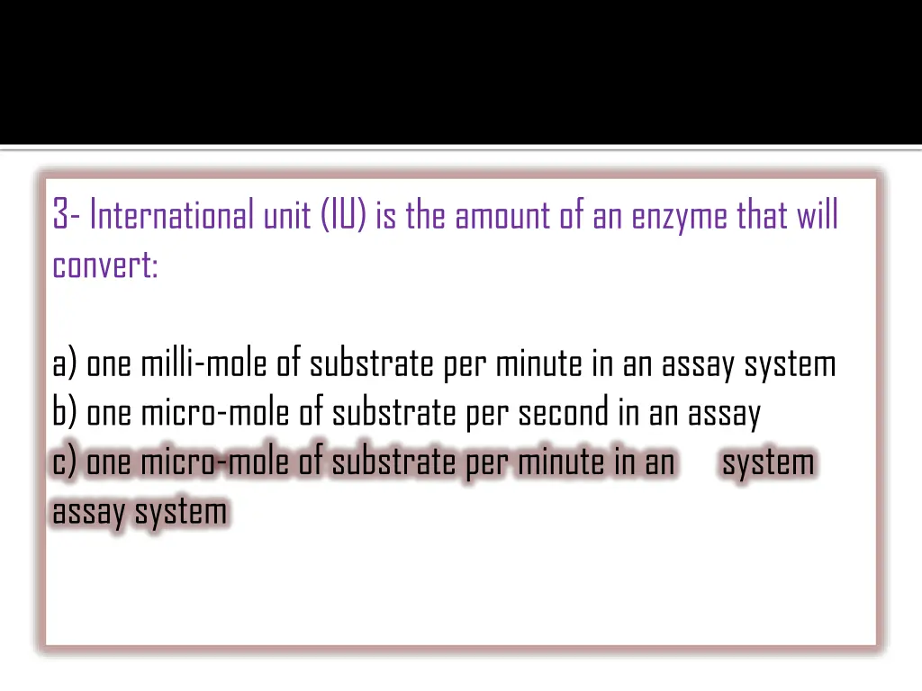 3 international unit iu is the amount