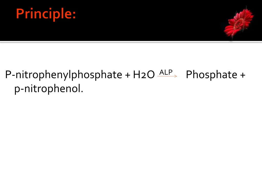 p nitrophenylphosphate h2o alp p nitrophenol