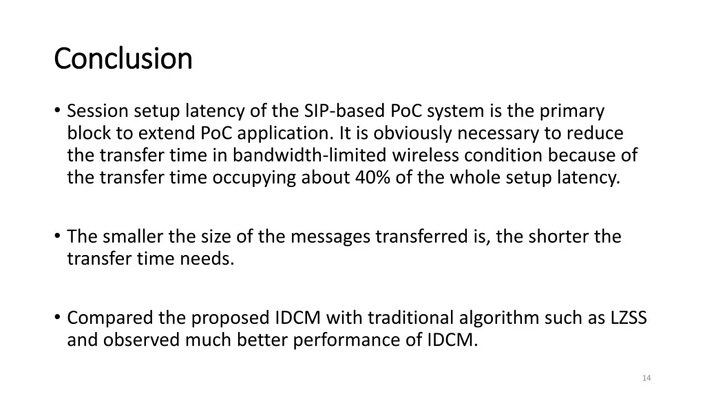 conclusion conclusion