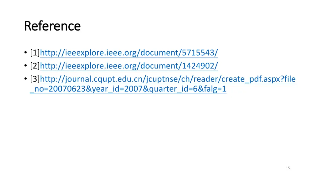 reference reference
