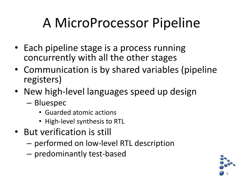 a microprocessor pipeline