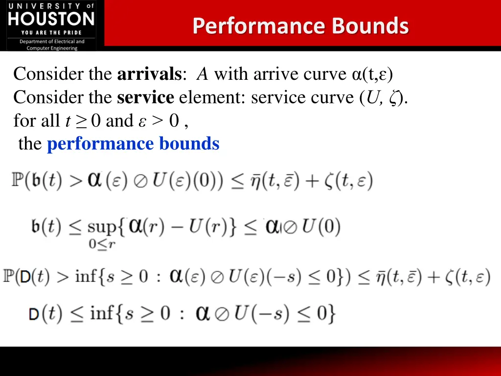 performance bounds