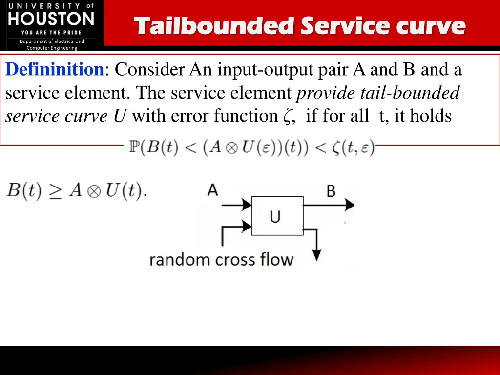 tailbounded tailbounded service curve