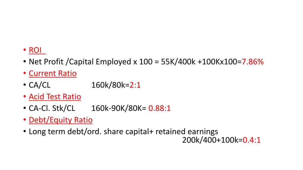 roi net profit capital employed x 100 55k 400k
