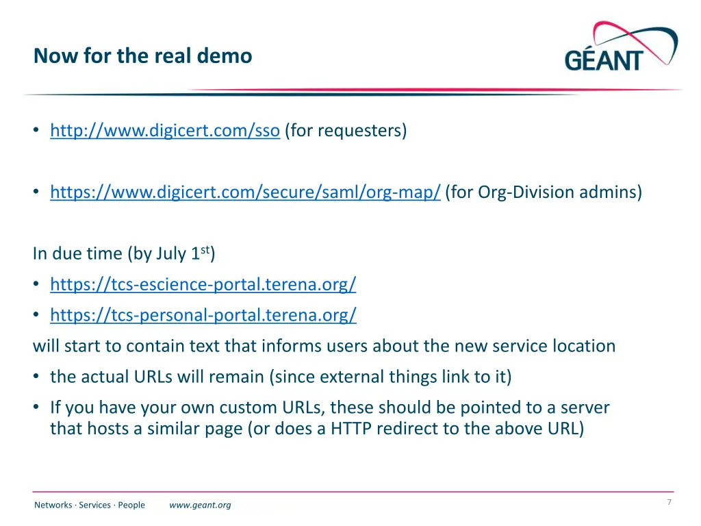 now for the real demo