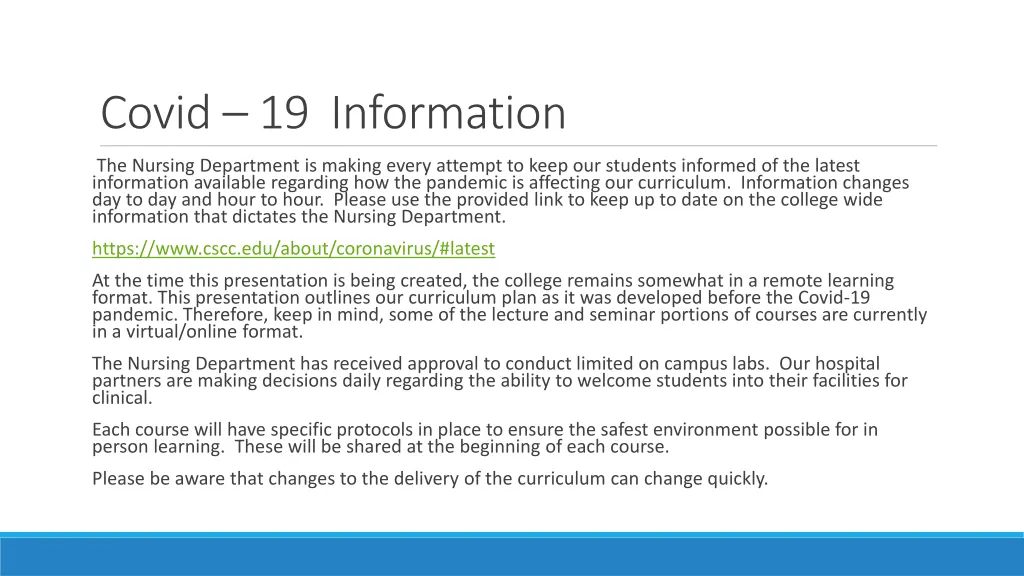 covid 19 information