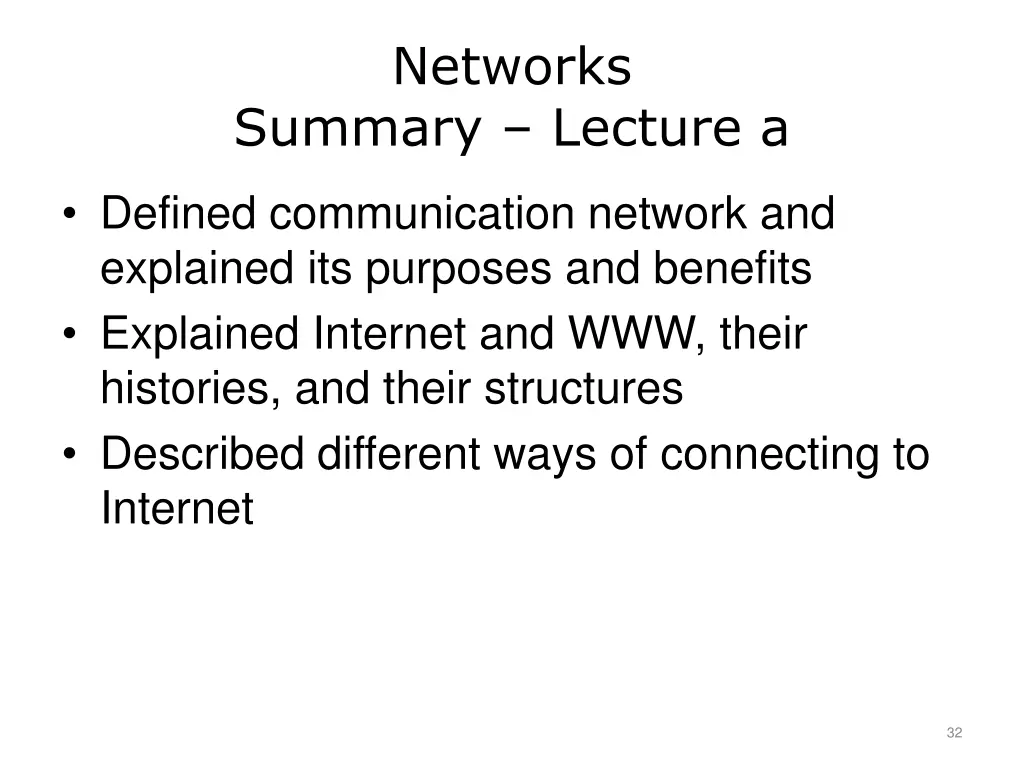networks
