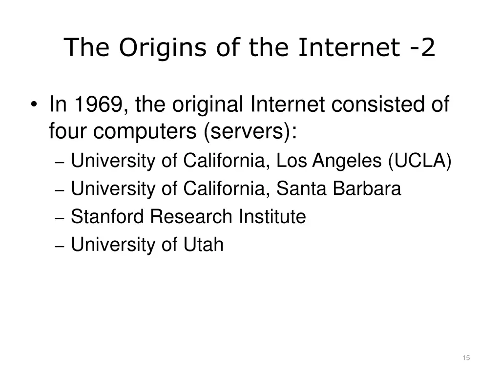the origins of the internet 2