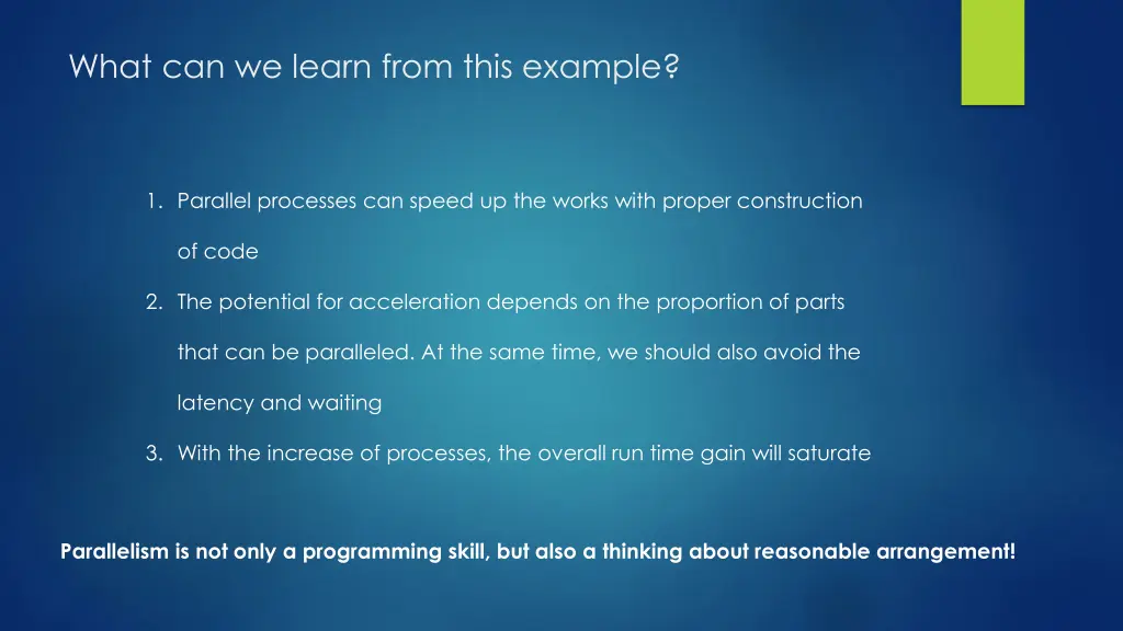 what can we learn from this example