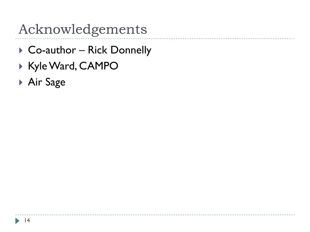 acknowledgements