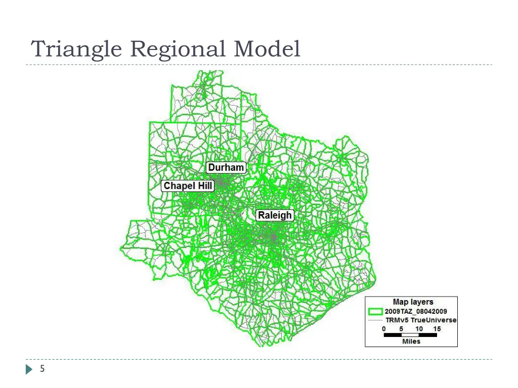 triangle regional model