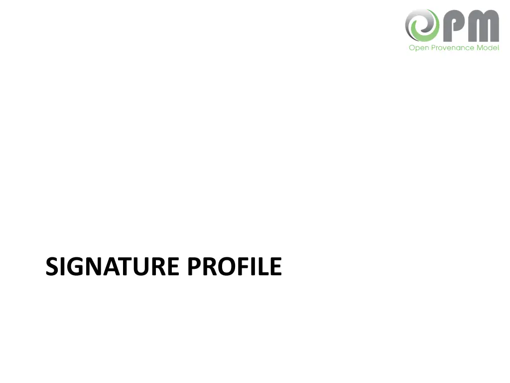 signature profile