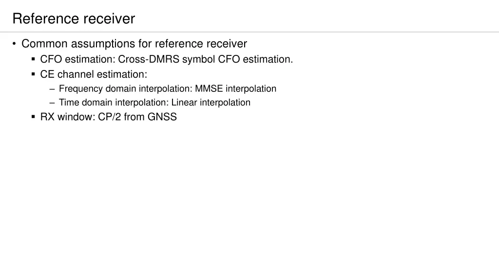 reference receiver