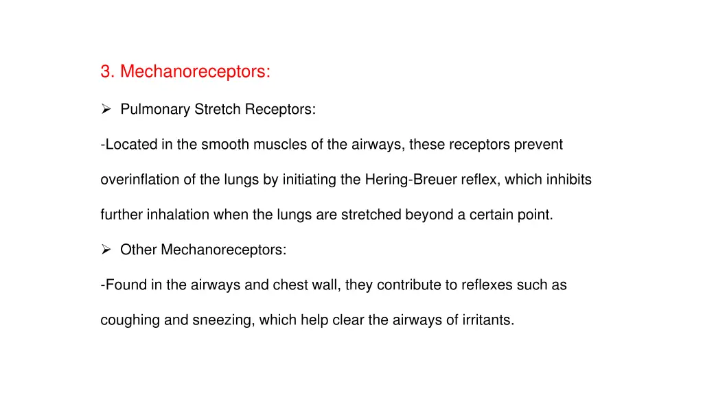 3 mechanoreceptors
