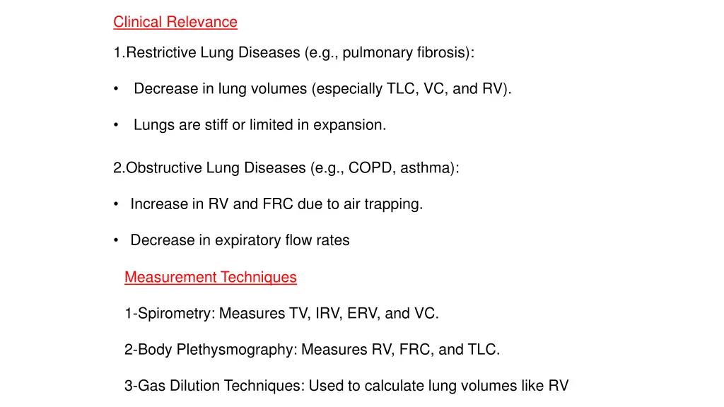 clinical relevance