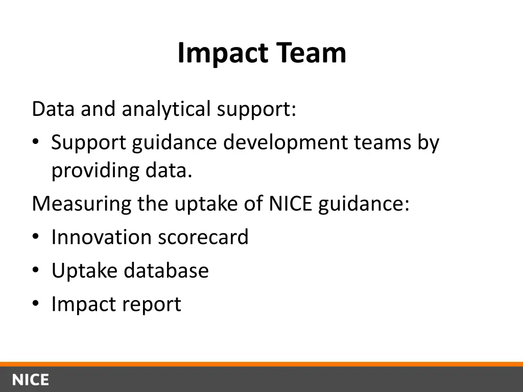 impact team