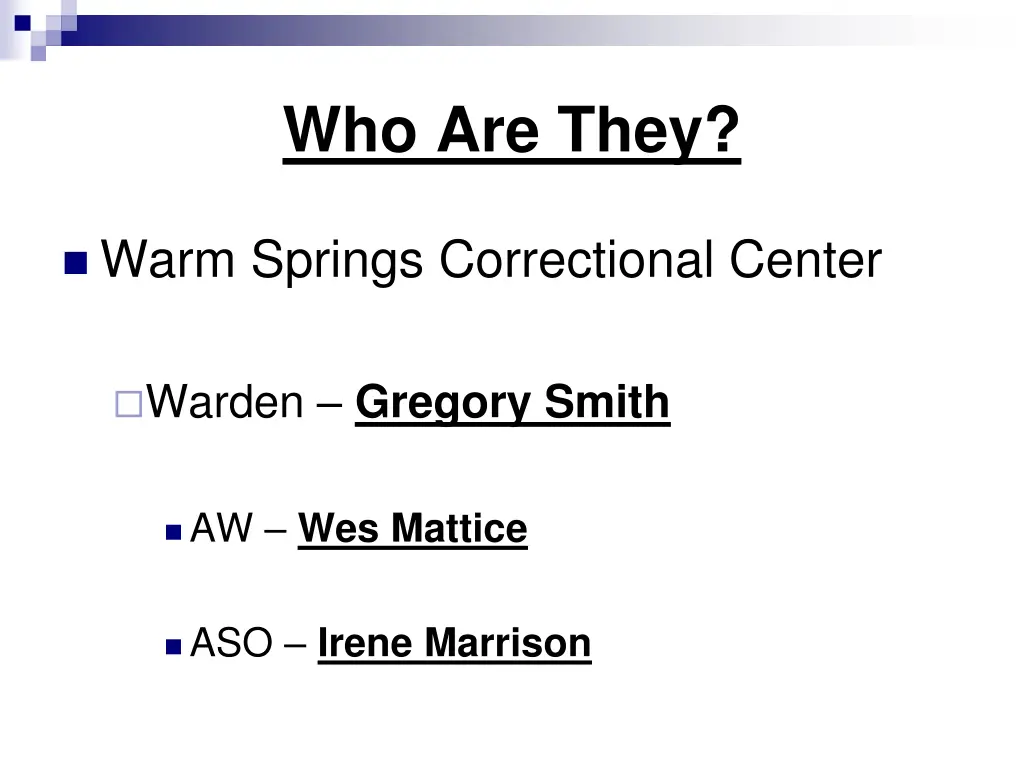 who are they 3