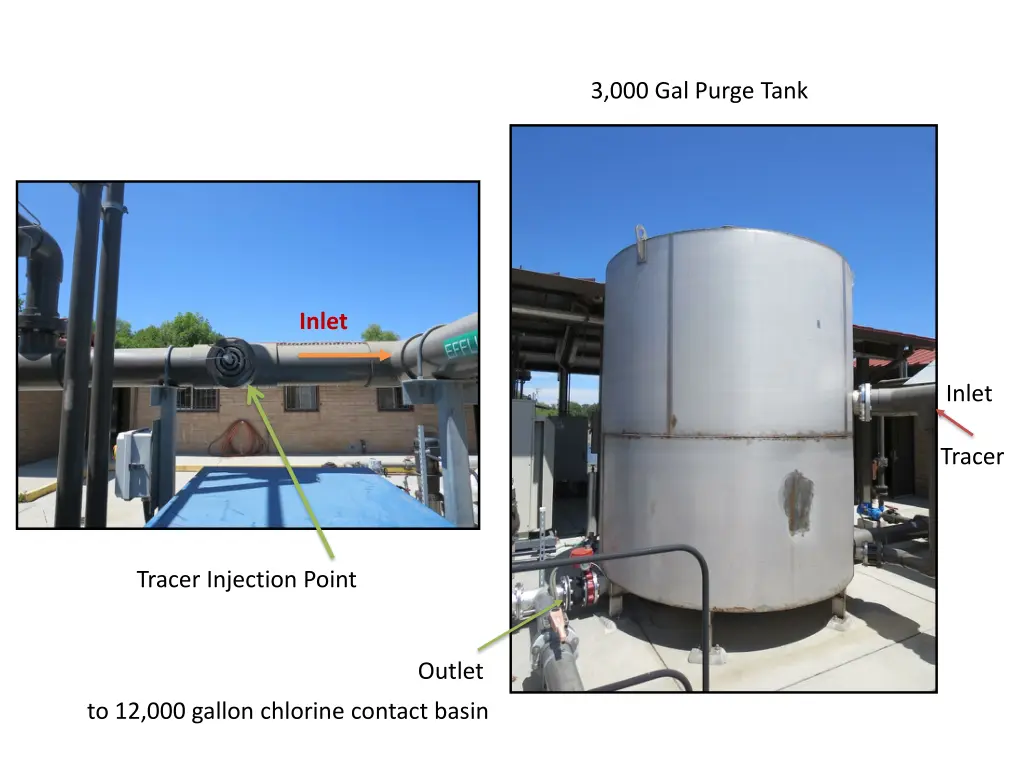 3 000 gal purge tank