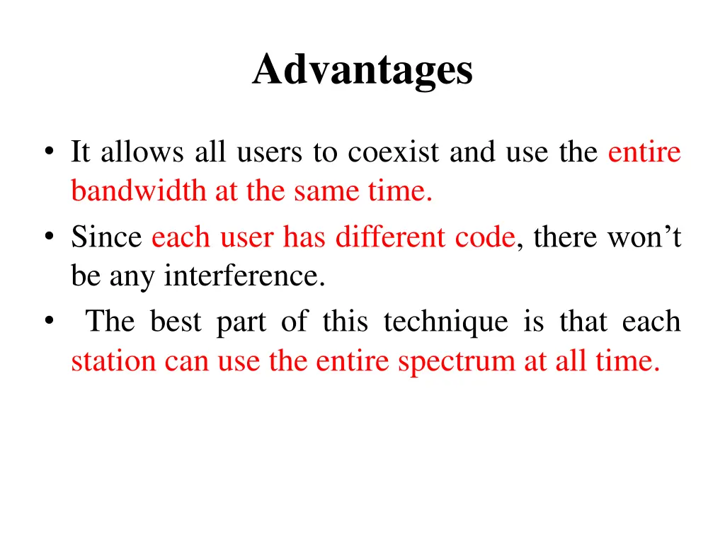 advantages 1