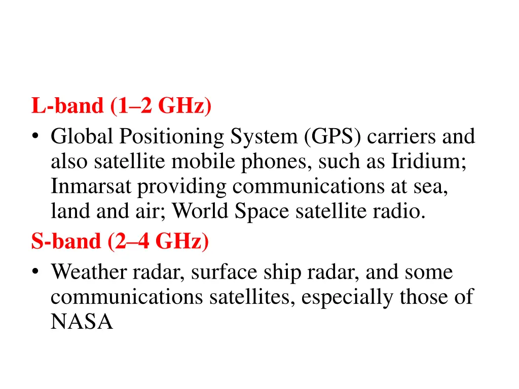 l band 1 2 ghz global positioning system