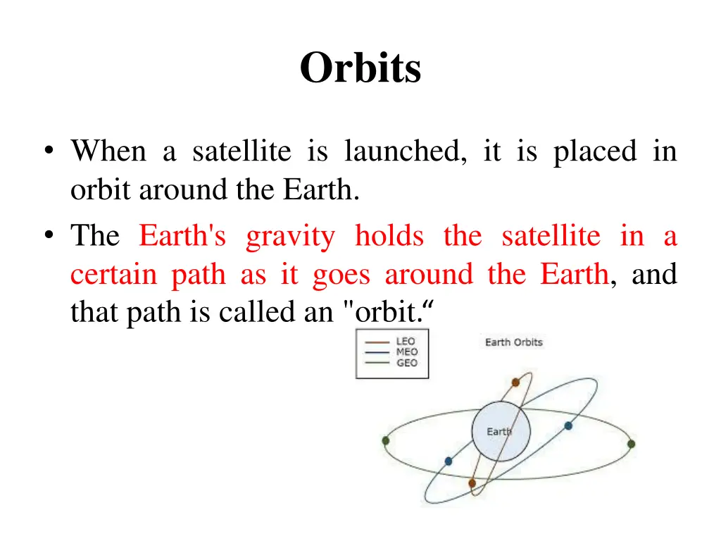 orbits