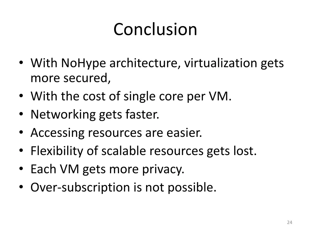 conclusion
