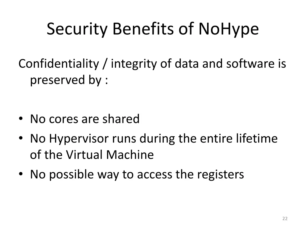 security benefits of nohype 2