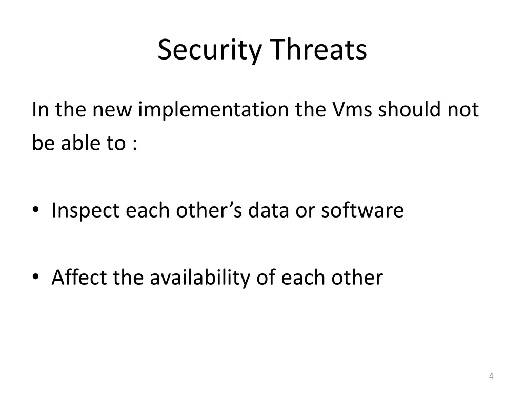 security threats